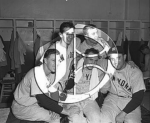 McDougald, Martin, Mantle, Woodling and 56N0257